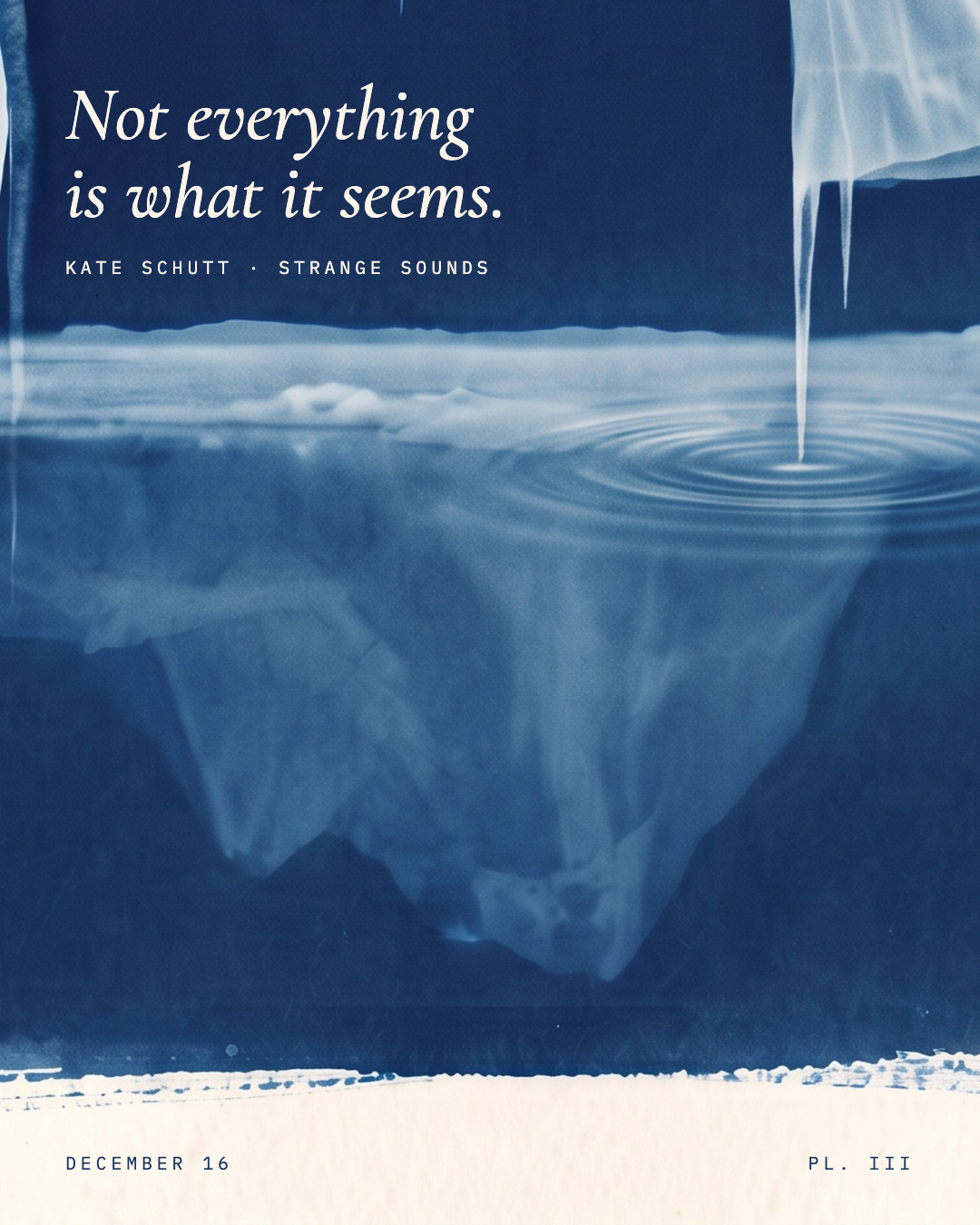 Strange Sounds social design: Not everything is what it seems