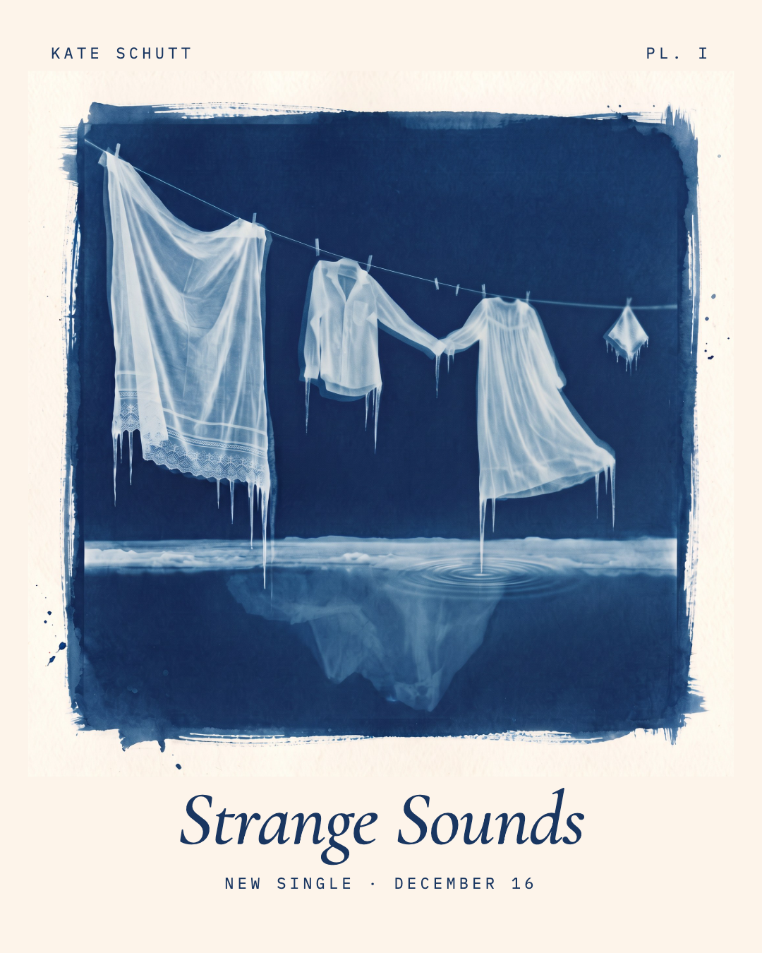 Strange Sounds new single announcement social design